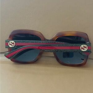 Gucci Sunglasses, Oversized Tortoiseshell